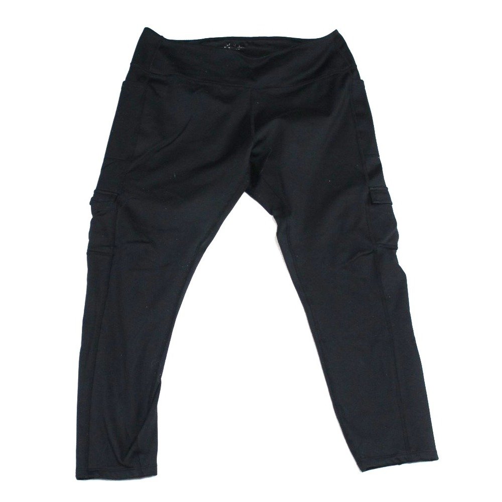 Laundry Women Black Leggings Cargo Pants Casual Size XL